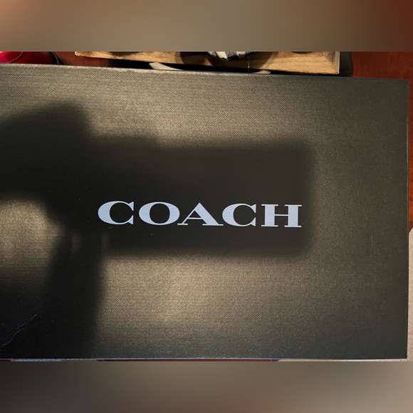 Coach Leah Leather Lug Sole Block Heel Platform Loafers brand new in box - Picture 8 of 8